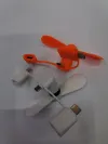 Big Wind Power Plug for mobile phone mini USB small fan, Android and Apple interface portable small silent computer, Big Wind Power plug for Apple and Android, student silent electric fan, power bank universal details Picture